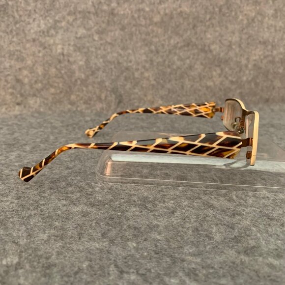 Etina Barcelona Women’s Bergerac Havana Optical/Prescription Eyeglasses Frame - Picture 10 of 14